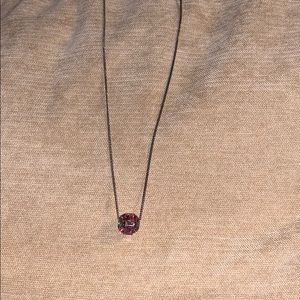 Chamilia gem necklace with silver chain